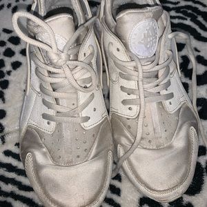 white nike huaraches.